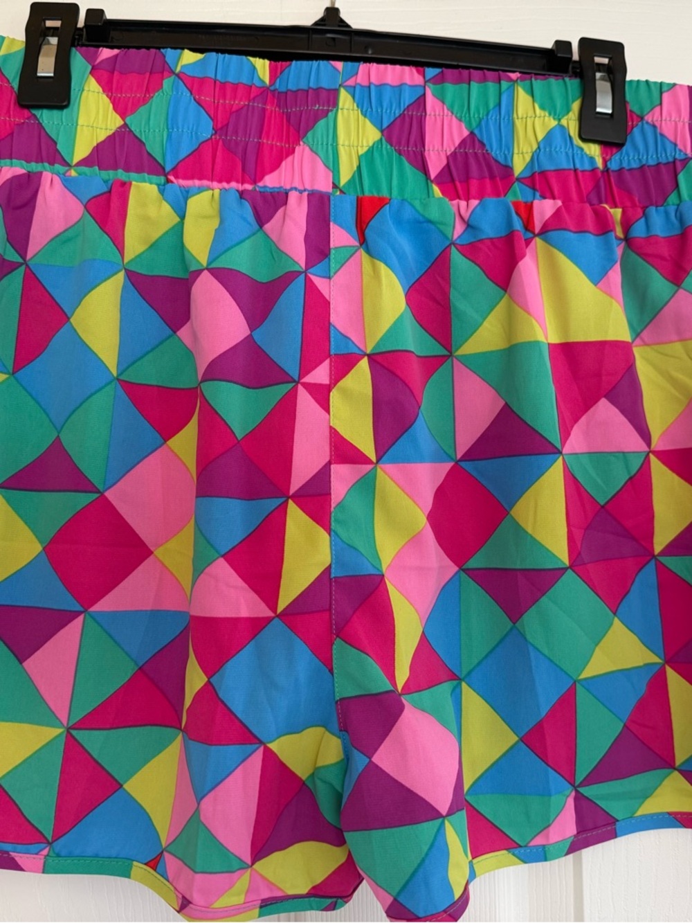 Colorful Geometric Print Shorts